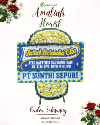Papan Bunga Duka di Bagansinembah