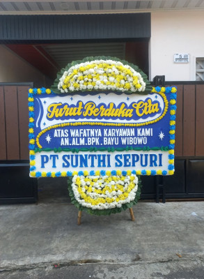 Papan Bunga Duka di Bagansinembah