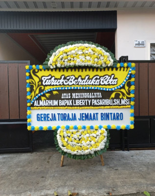Papan Bunga Duka di Bagansinembah