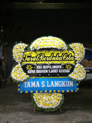 Papan Bunga Duka di Bagansinembah